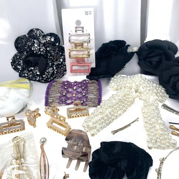 ✨ Huge Hair Accessories Bundle~2 lb Mix | Clips, Scrunchies, Barrettes & More ✨ main image 11